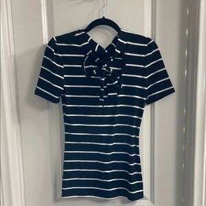 Piphany Yara black and White Striped Top